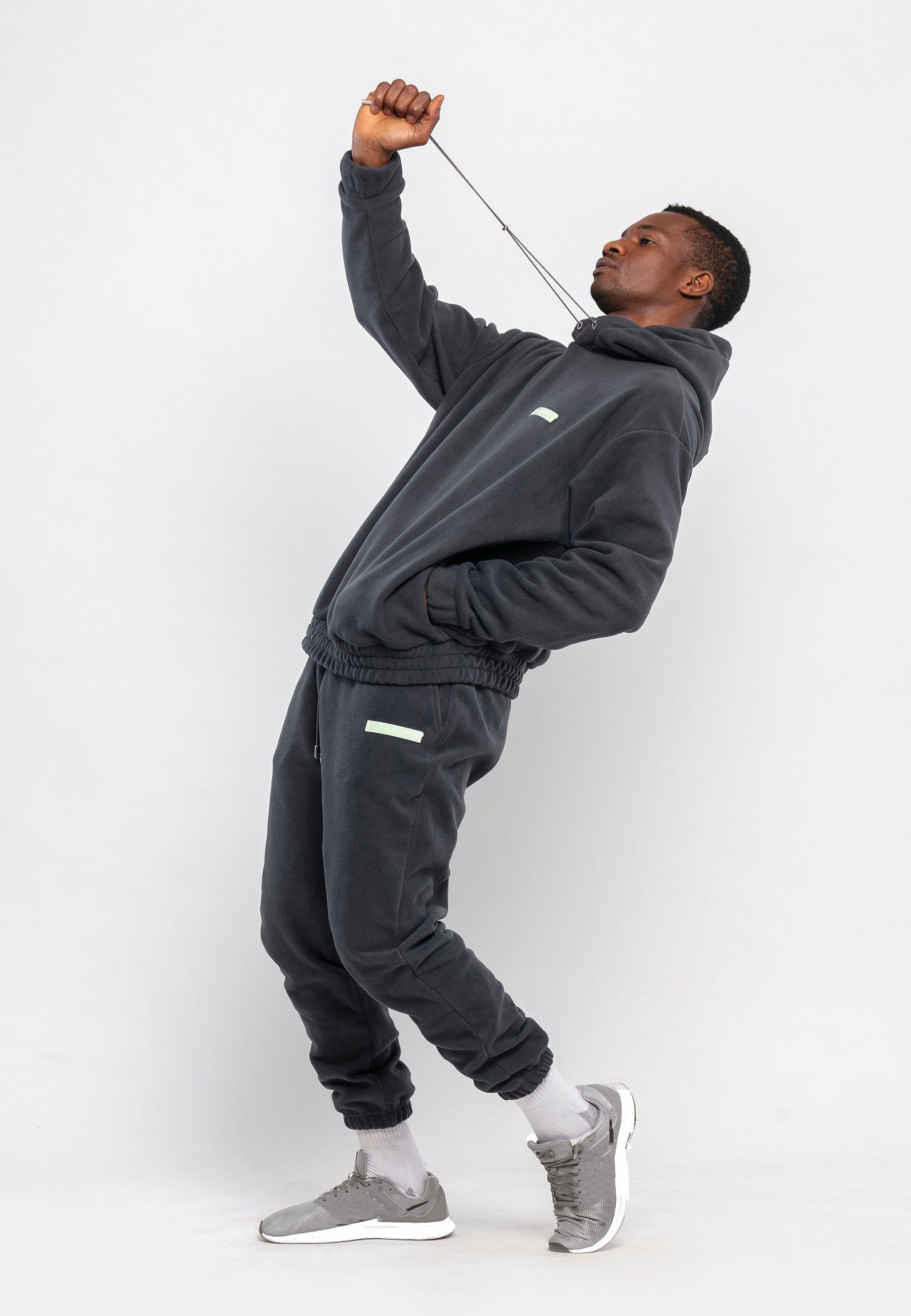 Tom Barron Jogginganzug OVERSIZE FLEECE FABRIC SWEATSHIRT AND PANT SETS