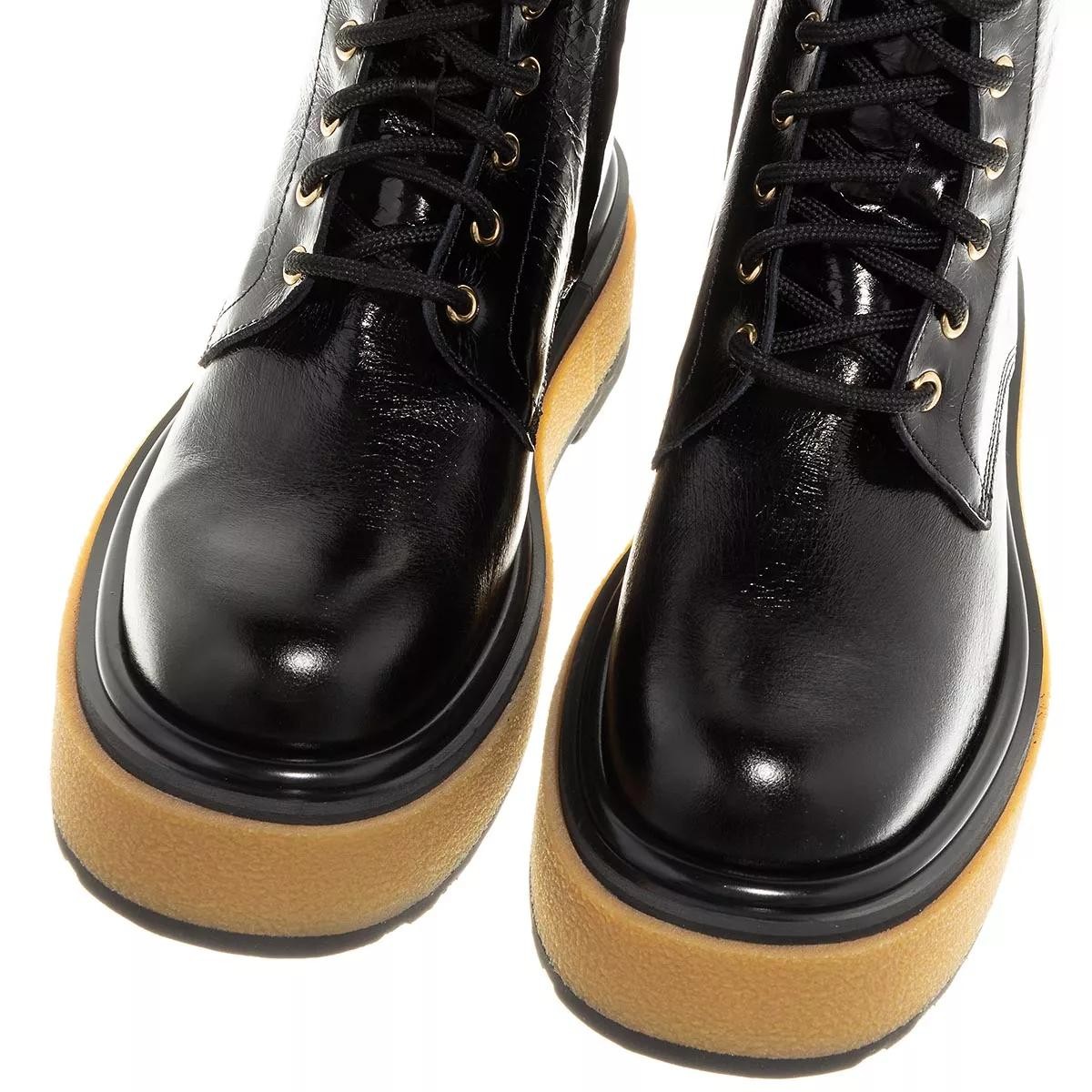 MOSCHINO Stiefeletten schwarz Schnürstiefel