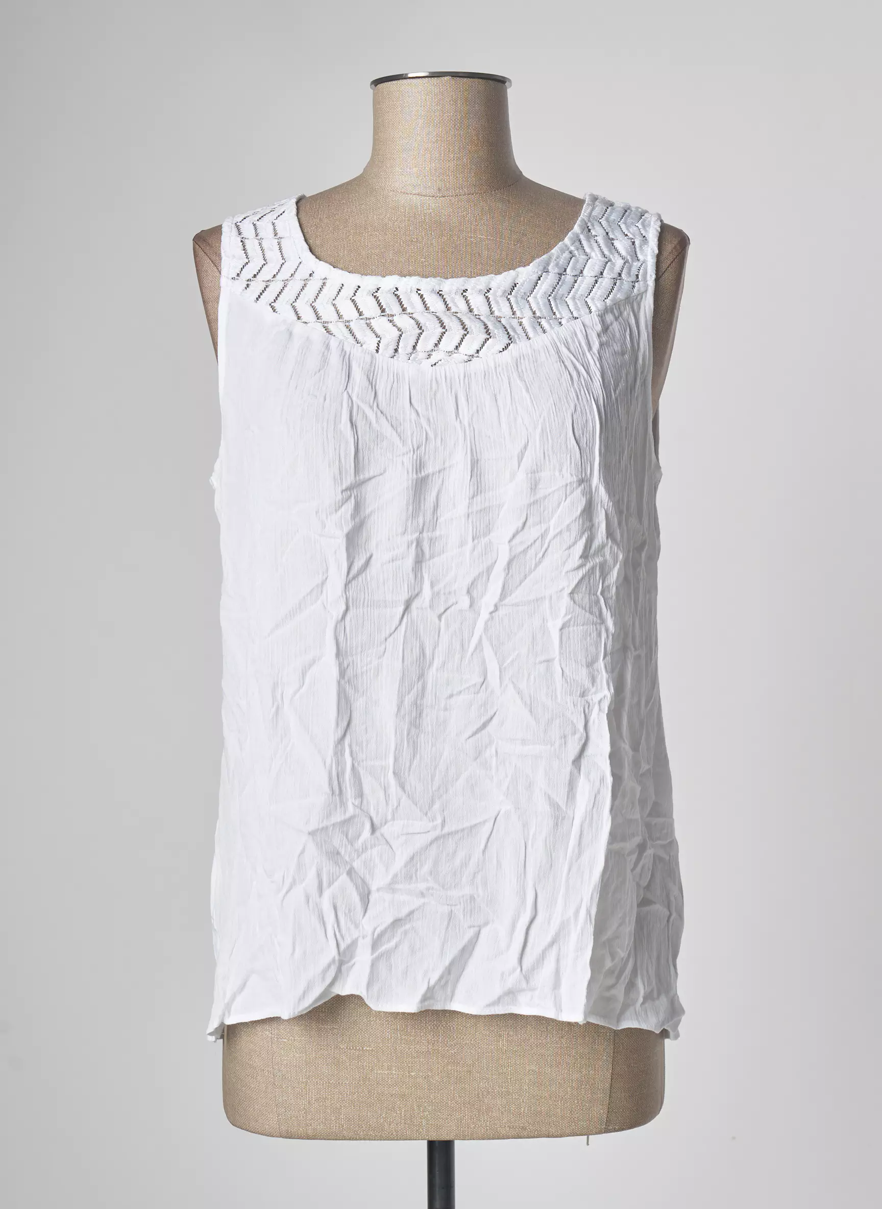 Street One Debardeurs Femme couleur blanc