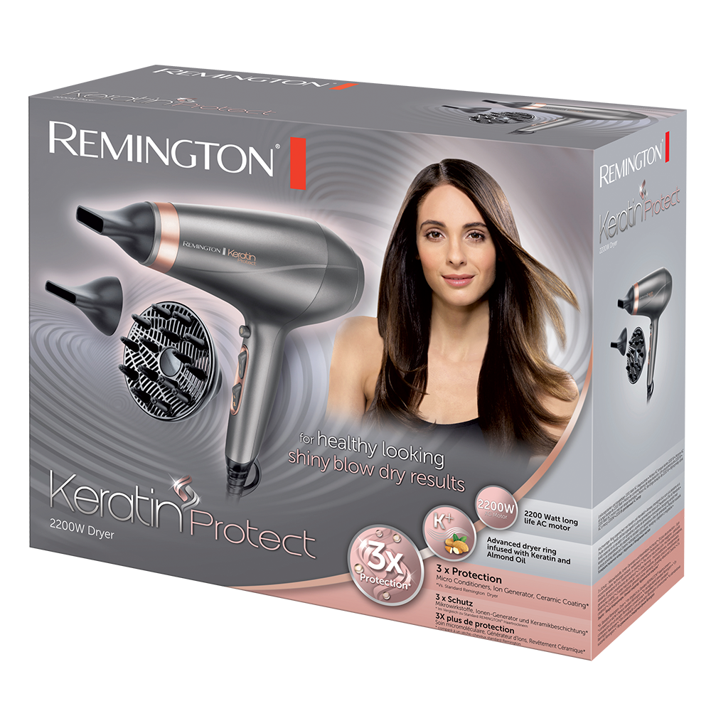 Keratin Protect Ionen-Haartrockner mit AC-Motor