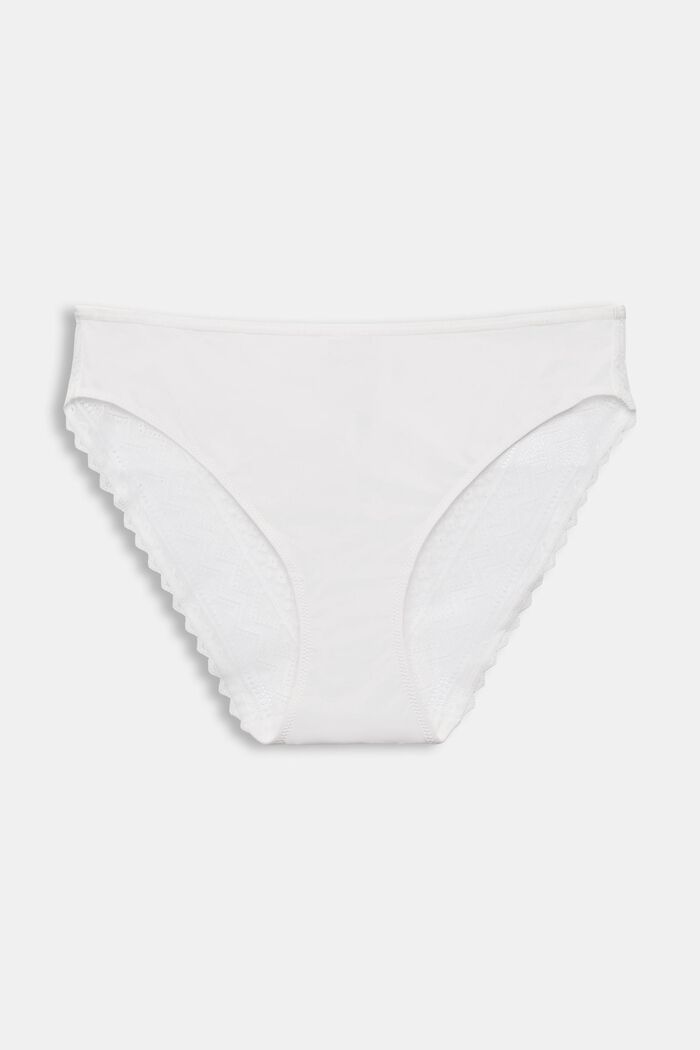 Slip mit grafischer Spitze