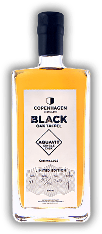 Copenhagen Distillery Aquavit Black Oak Taffel 48% Copenhagen Distillery Aquavit Black Oak Taffel 48%  0,5	 Liter - Vol 48%