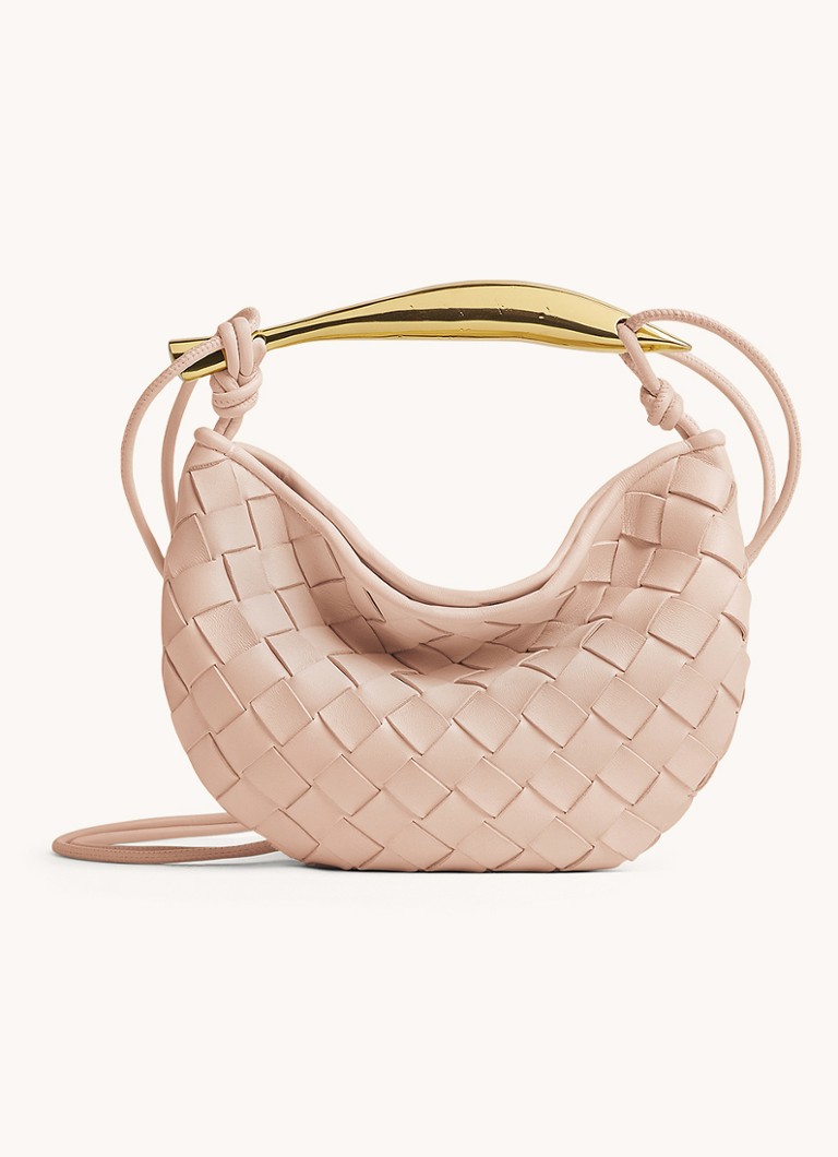 Borsa a tracolla Bottega Veneta Mini Sardine in pelle di agnello