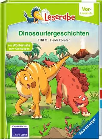 Leserabe - Vor-Lesestufe: Dinosauriergeschichten