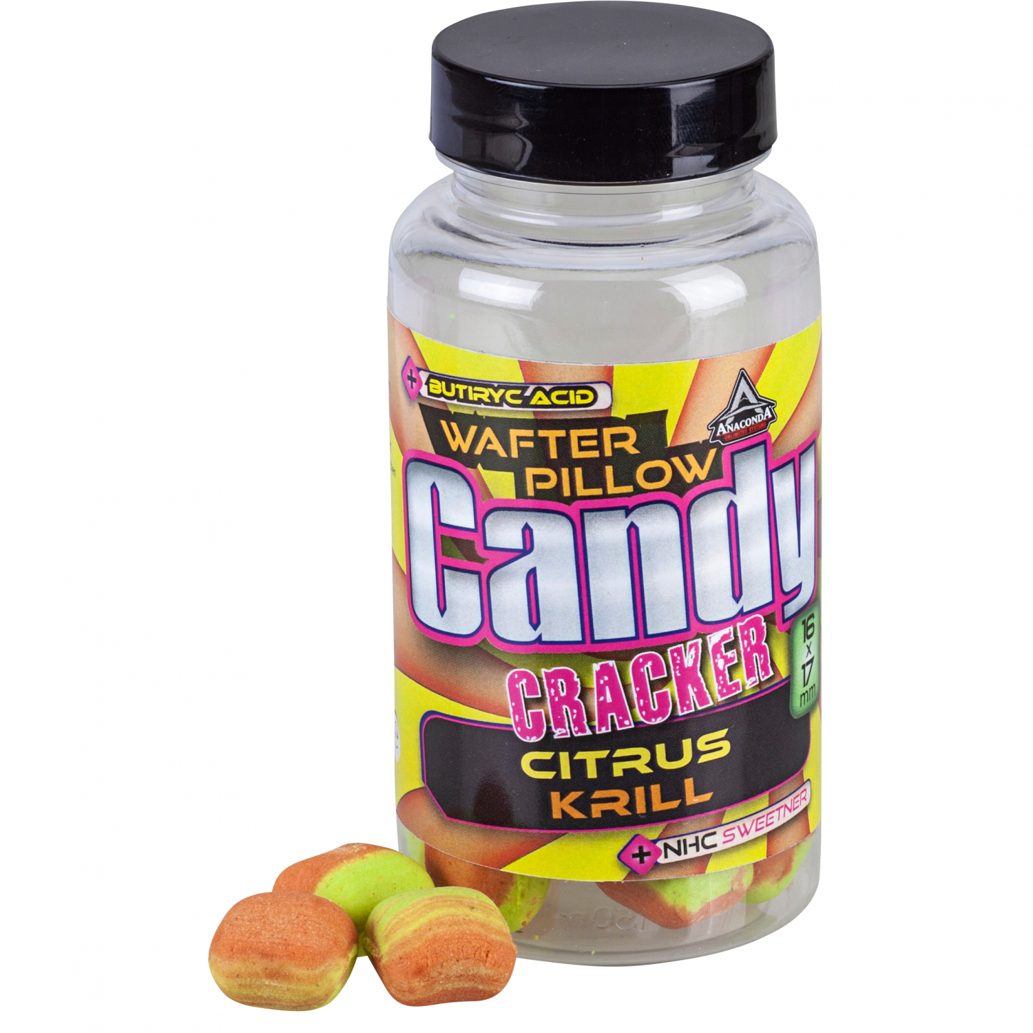 Anaconda Candy Cracker Wafter Pillow (Citrus/Krill)