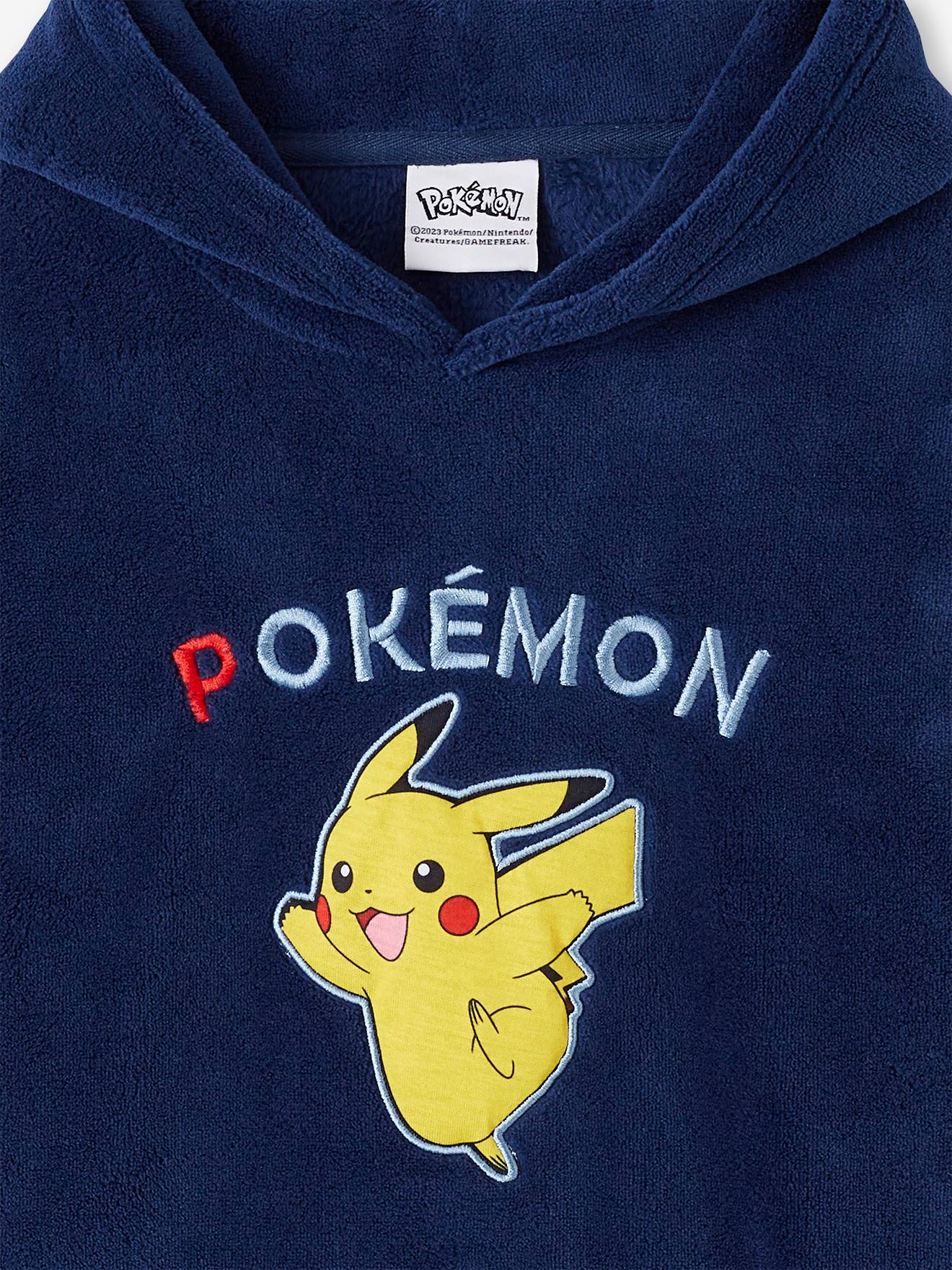 Cape polaire Pokemon® garçon à capuche marine