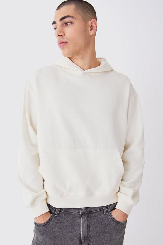 Kastiger Hoodie mit Drachen-Print