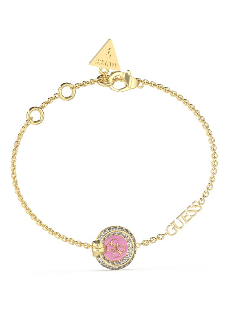 GUESS Bracelet with crystal JUBB04053JWYGPKS
