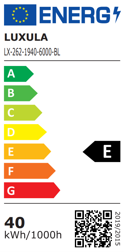 LUXULA 6er Pack LED BackLit Panel UGR<19, 62x62