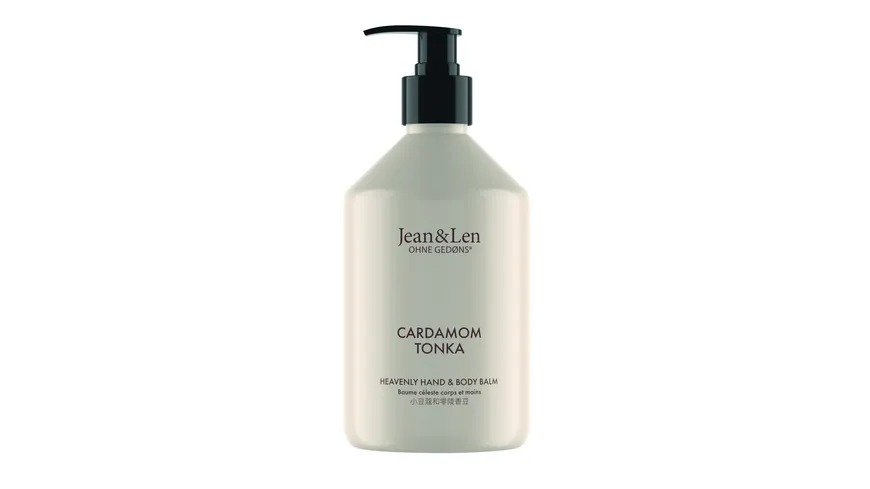Jean&Len Hand & Body Balm Cardamom/Tonka 500 ml