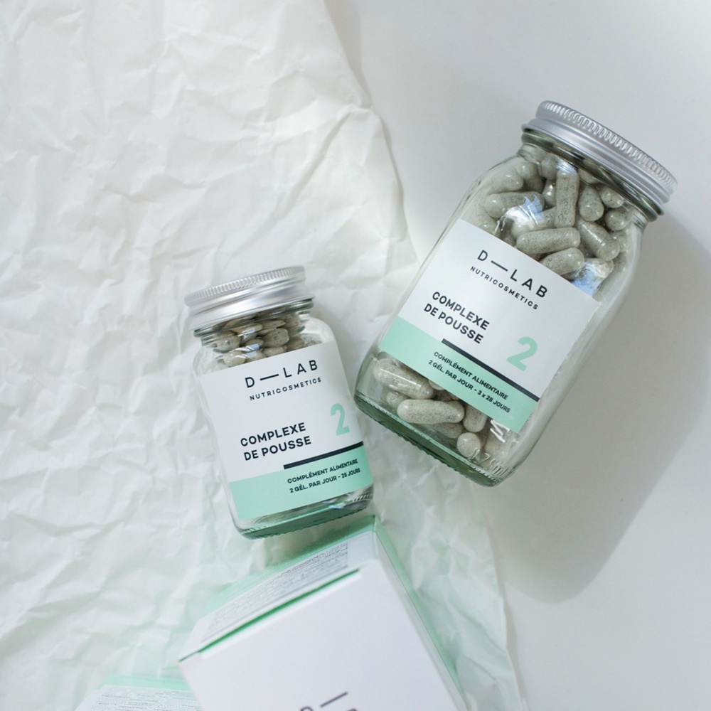 D-Lab Nutricosmetics Complexe de Pousse - 1 Mois Nutrition intense & Activité du bulbe