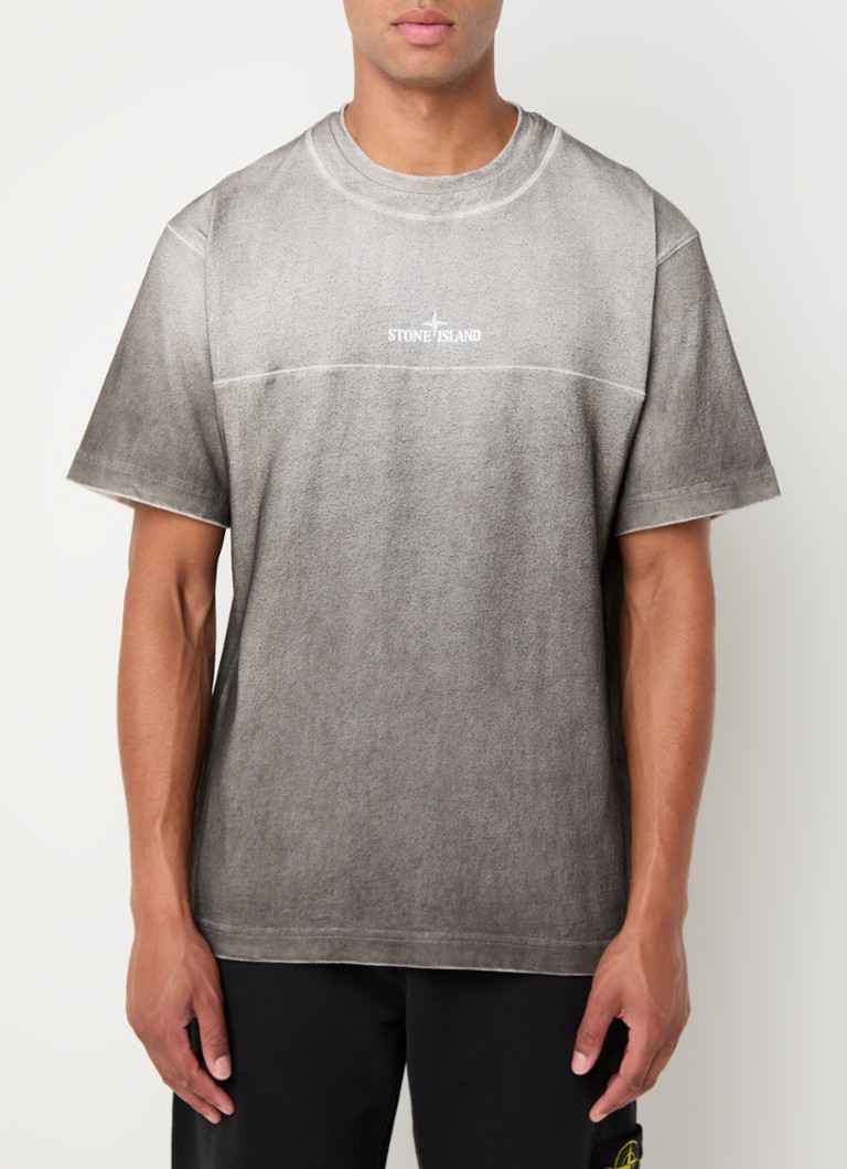 Tricou Stone Island 14002 cu logo ajustat