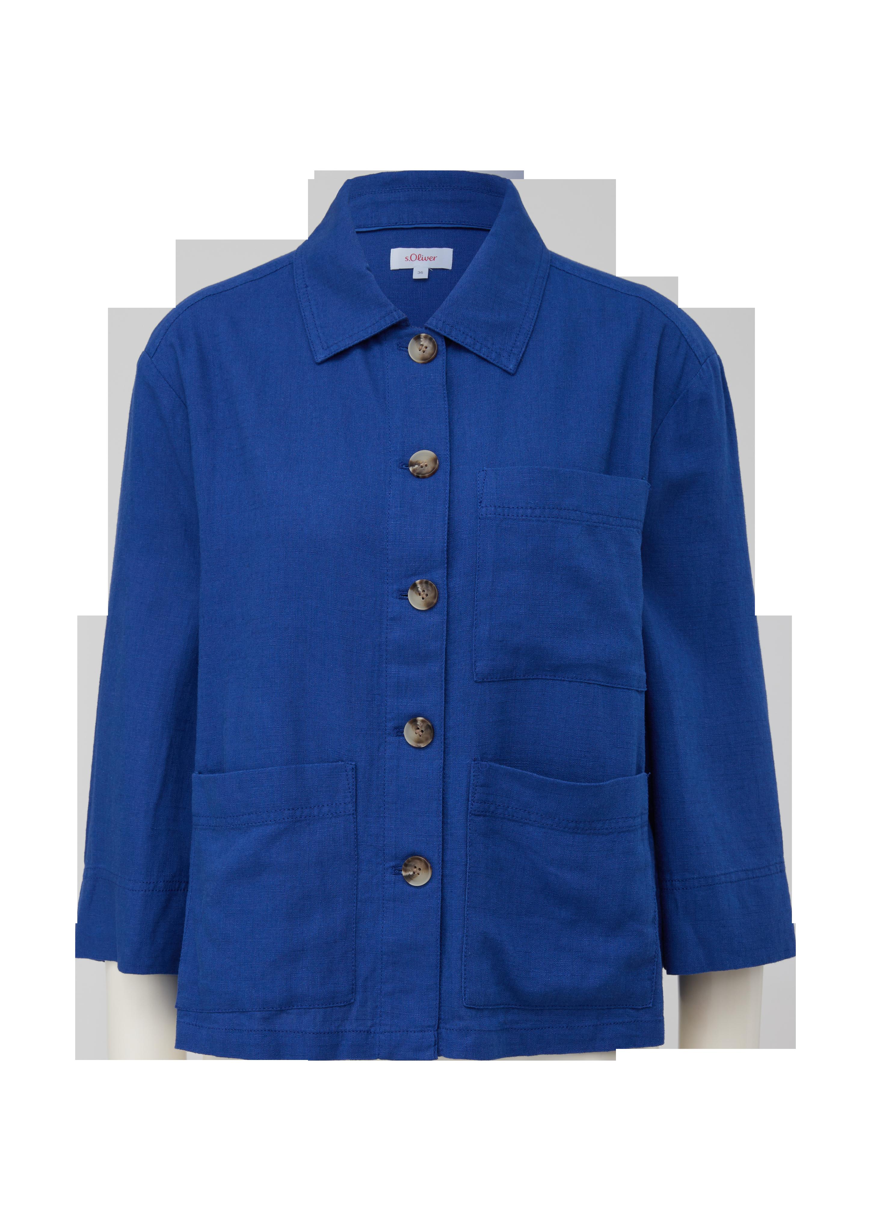 Overshirt aus Leinenmix  2131591-5602