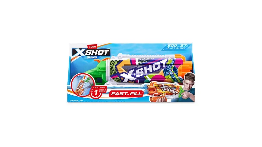 XSHOT Water - Fast-Fill Skins Pump Action Wasserblaster