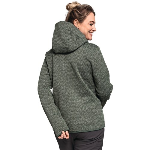 DAMEN UNTERJACKE FLEECE HOODY AURORA L