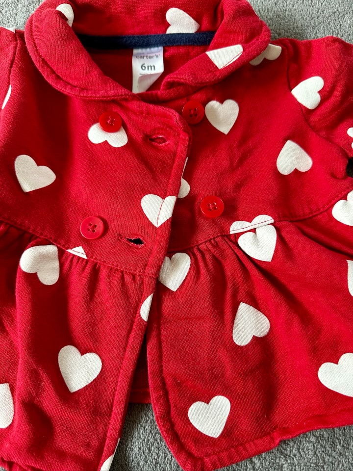 carter's 3tlg. Outfit in Rot/ Dunkelblau/ Weiß günstig kaufen 68
