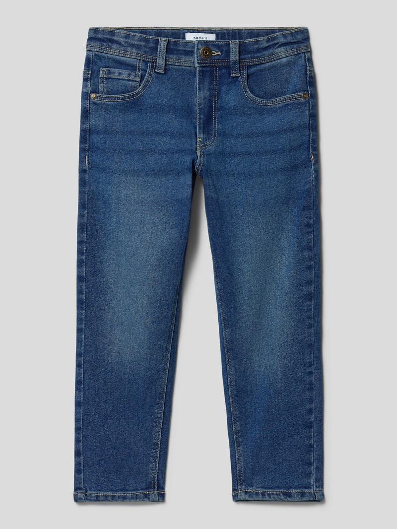 Jeans mit Viskose-Anteil Modell 'Silas' in jeans