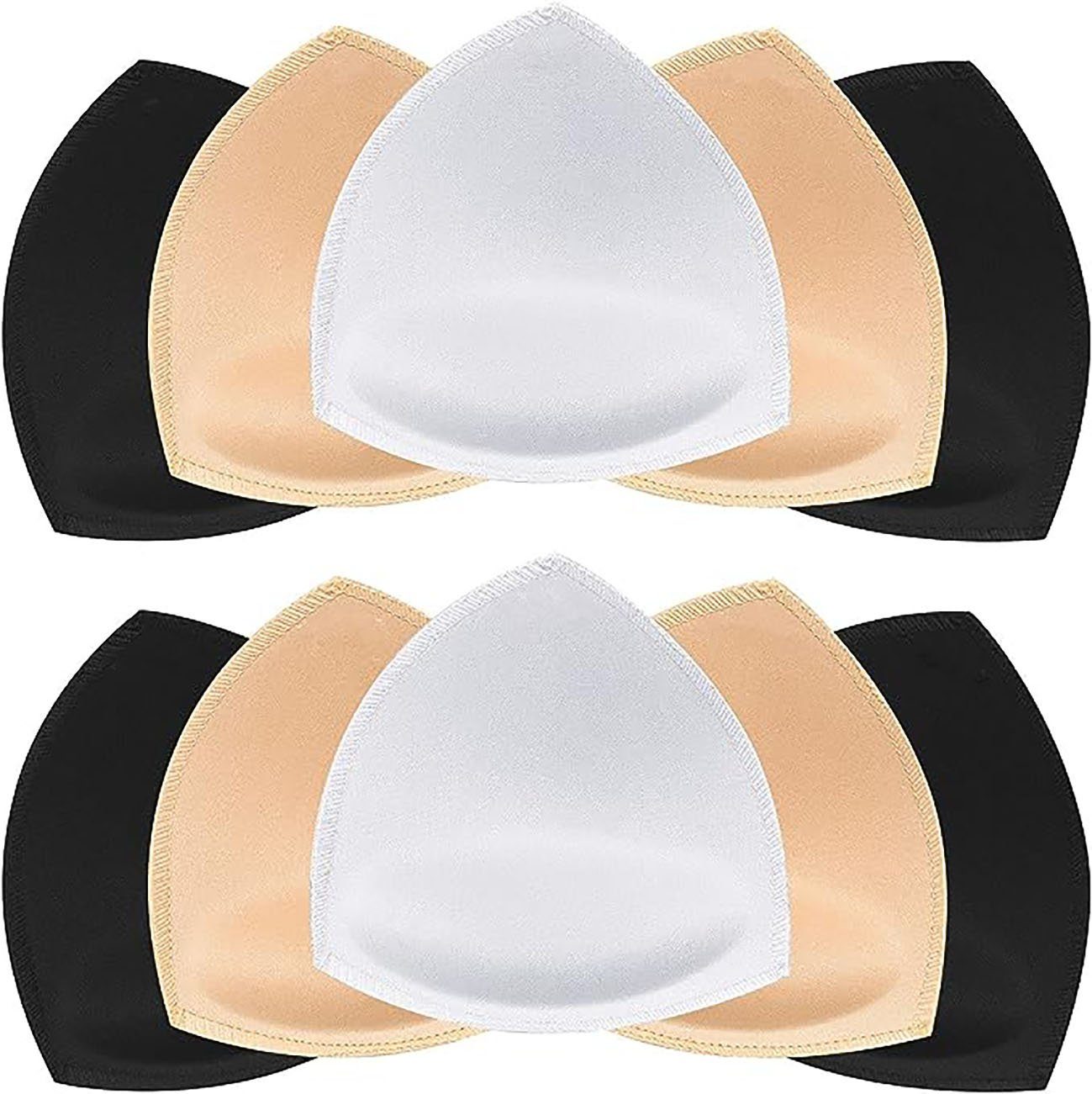 CTGtree BH-Einlagen 5 Paar BH Einlagen Bra Pads herausnehmbaren Sport BH