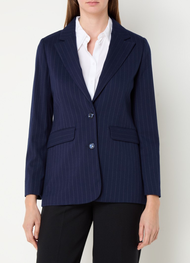Benetton Blazer with pinstripe and shoulder pads