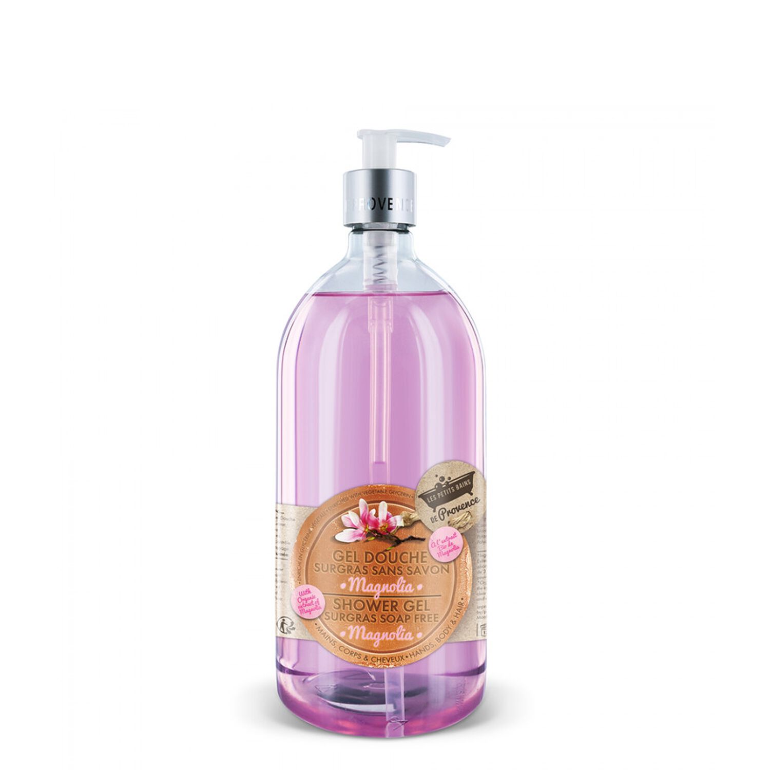 Les Petits Bains de Provence Gel Douche Surgras Sans Savon Parfum Magnolia