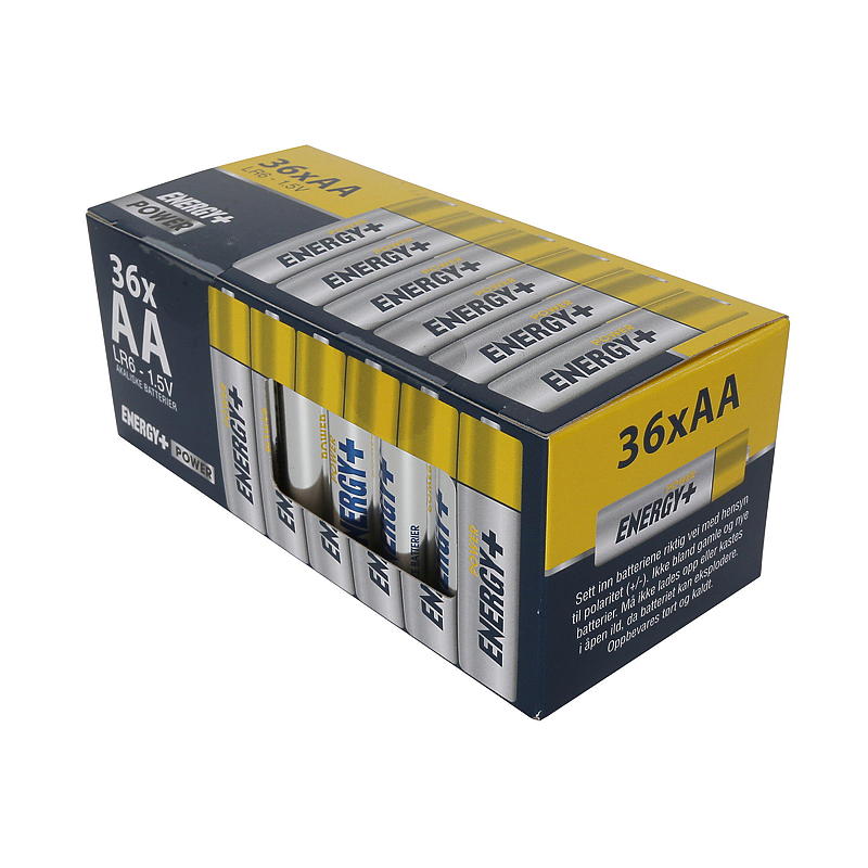 Energy Batteri AA 36-pk, Power Energy