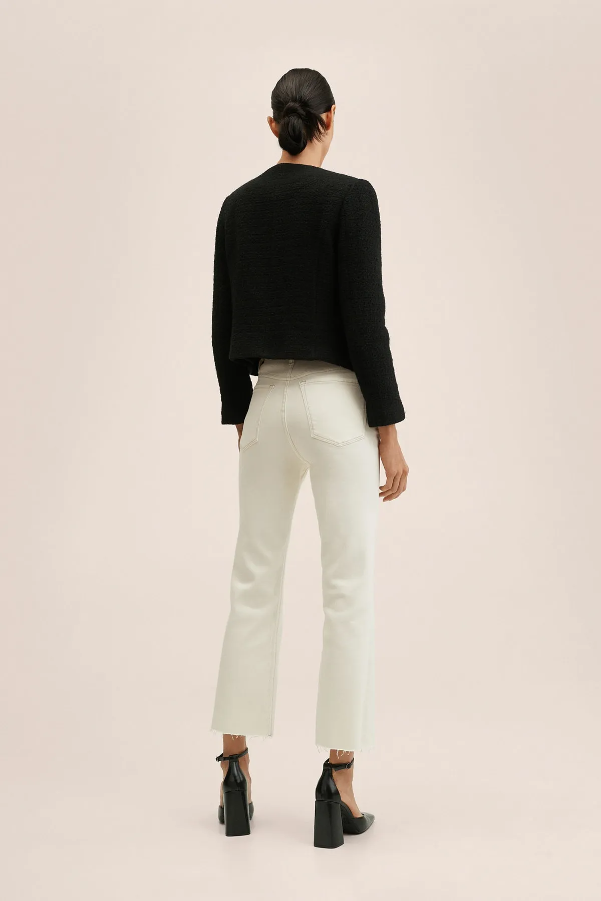 MANGO  27050188 Damen / Mädchen Off White