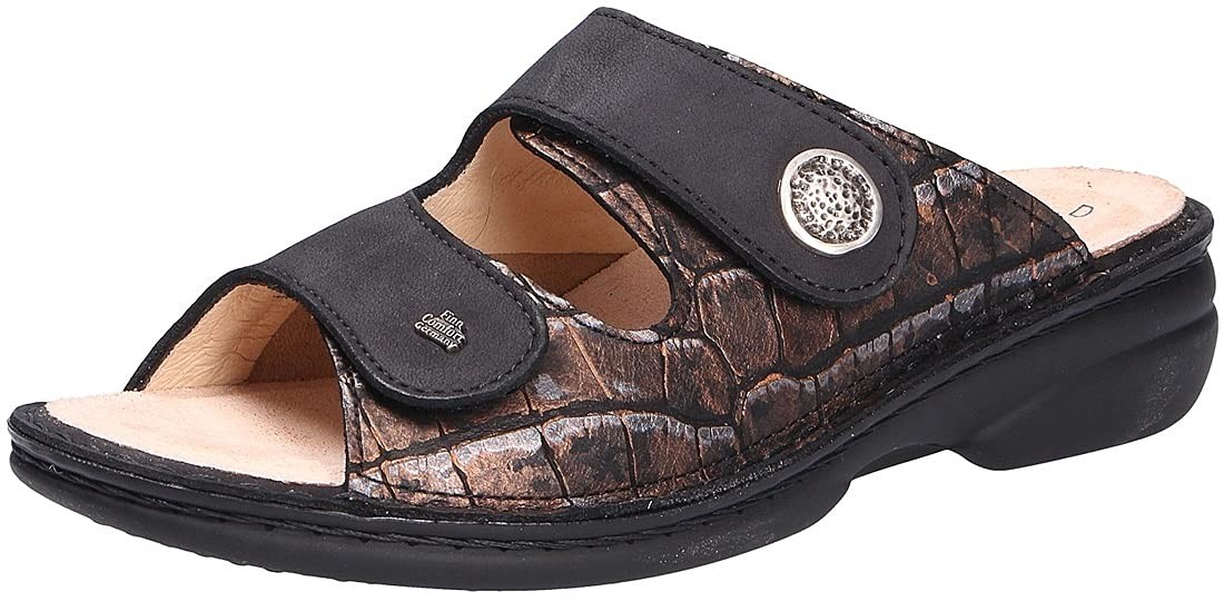 FINN COMFORT Komfort Sandalen bunt Zeno copper schwarz dalia