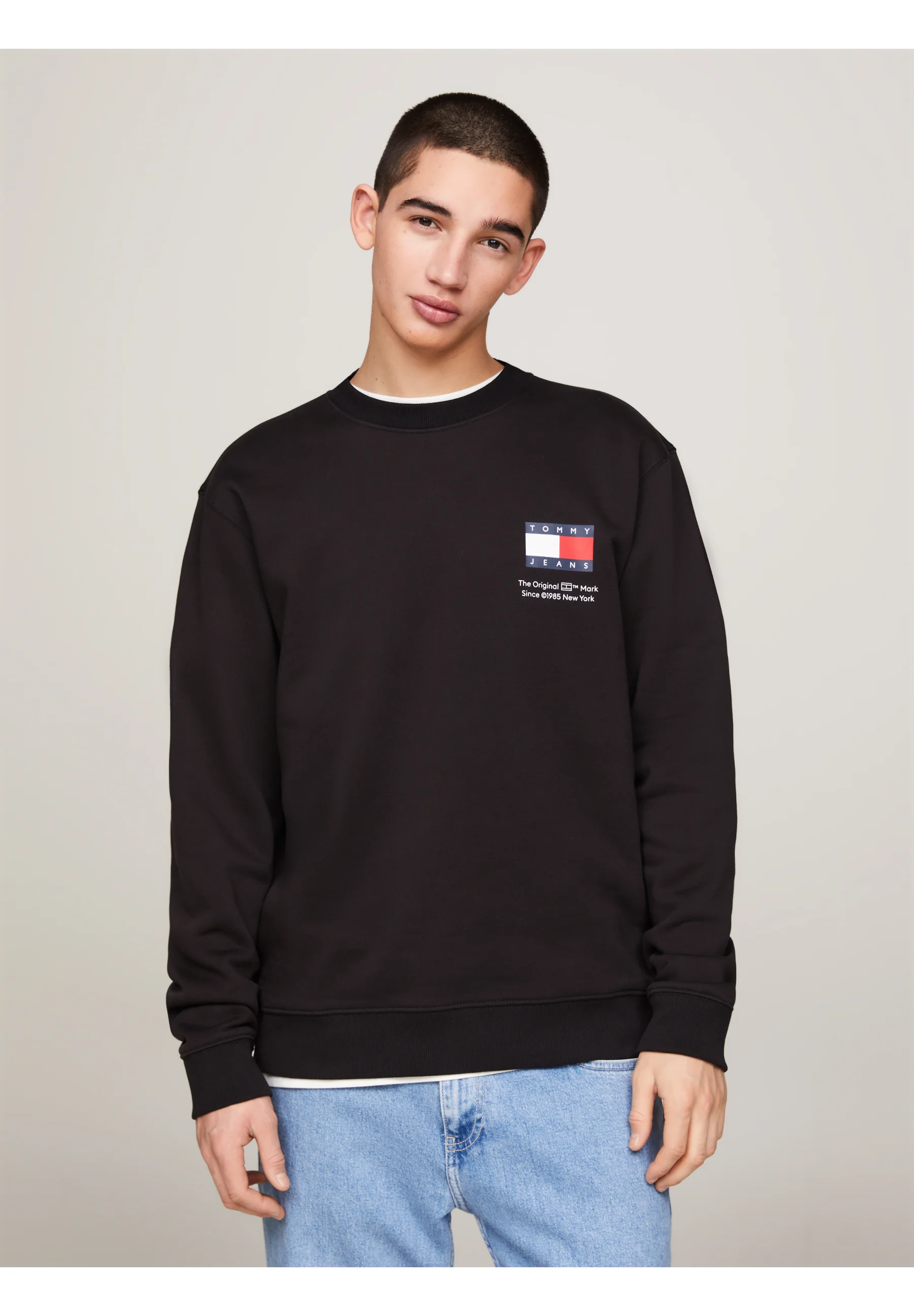 Tommy Jeans ESSENTIAL FLAG CNECK UNISEX - Sudadera