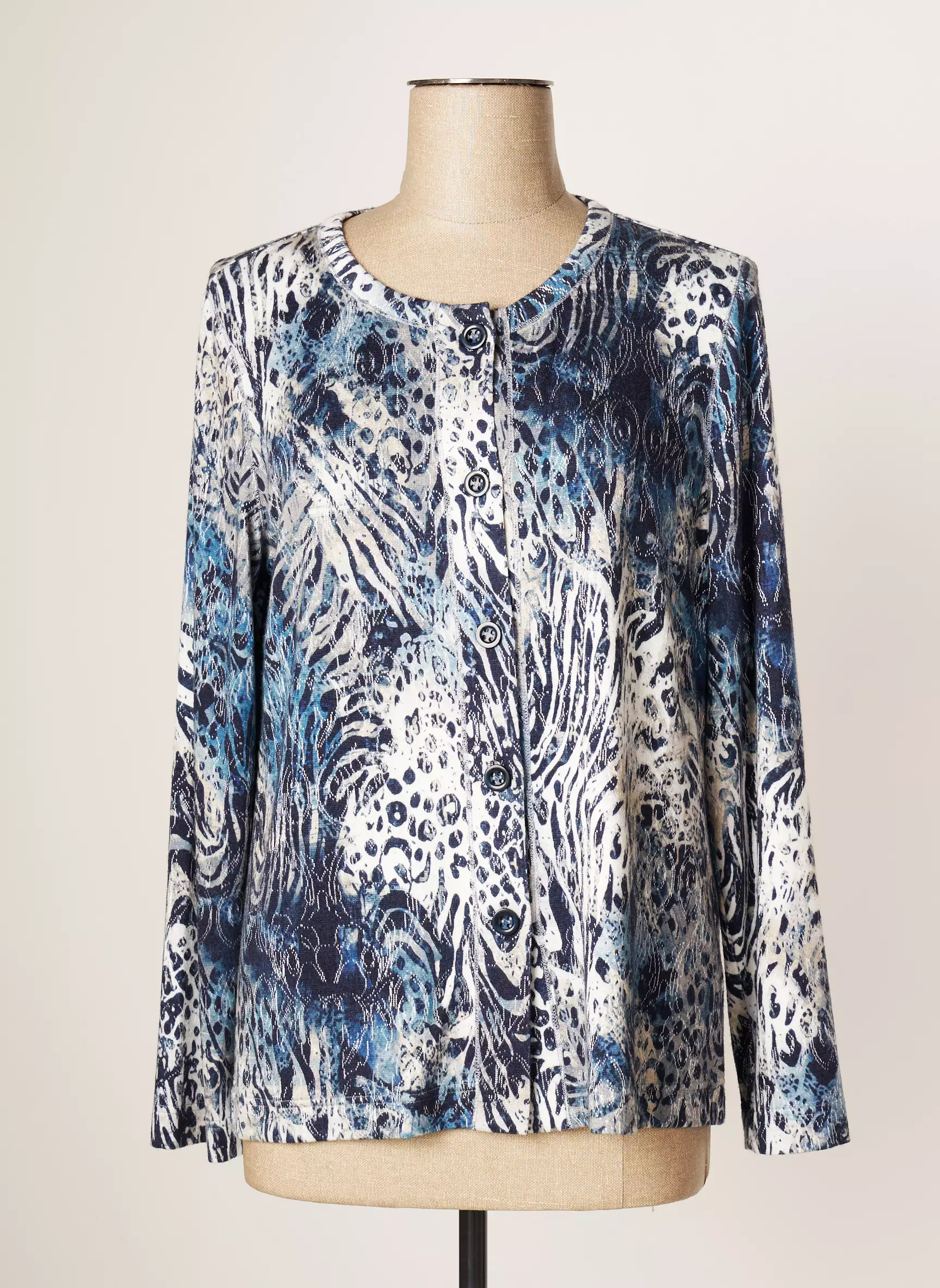 Sommermann Cardigans Femme couleur bleu