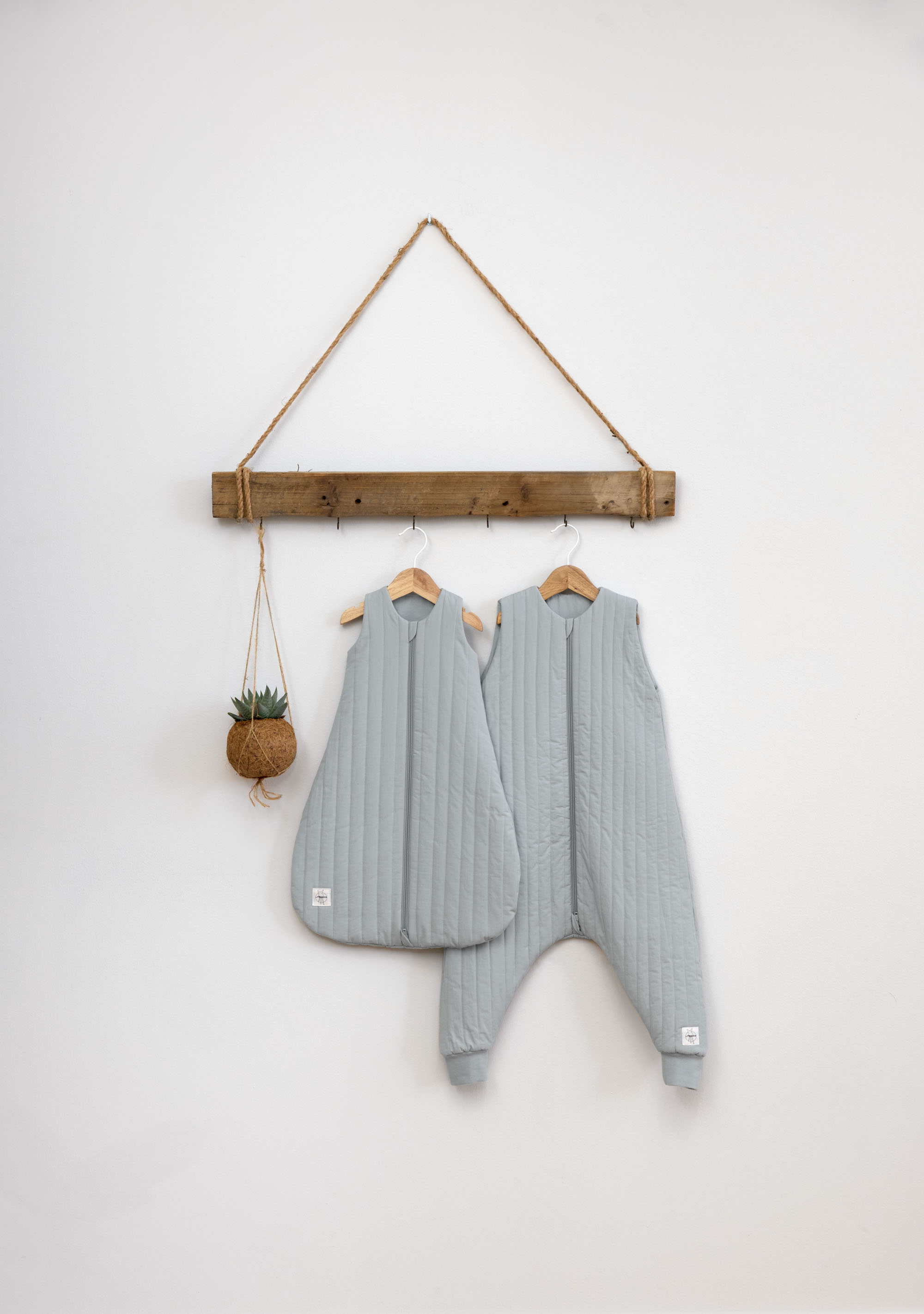 Baby Schlafsack 3 TOG - Bio Baumwolle, Hellblau