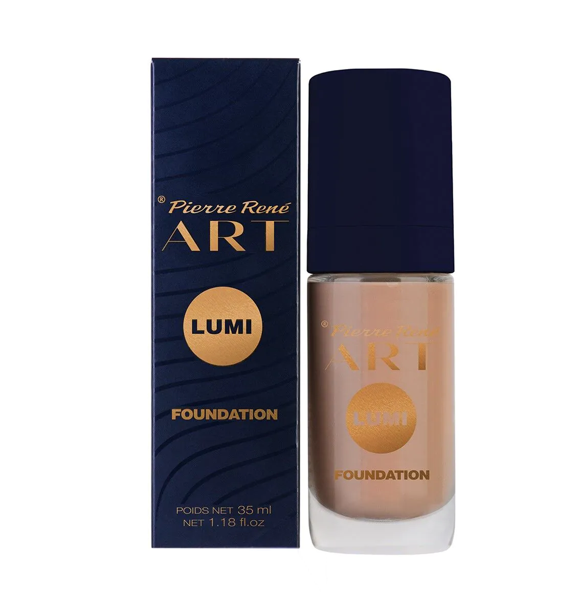 Pierre Rene Art Lumi Touch - Illuminerende Væske 03 Ægte Beige 35ml