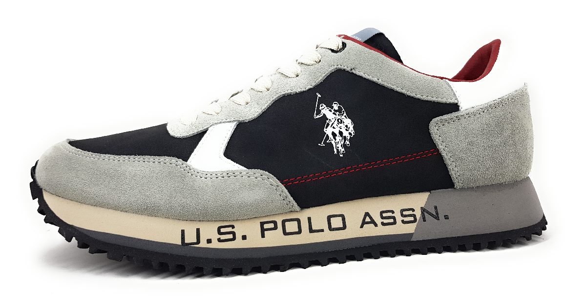 US Polo Cleef002M-BYS1 Grau Gry-BLK01