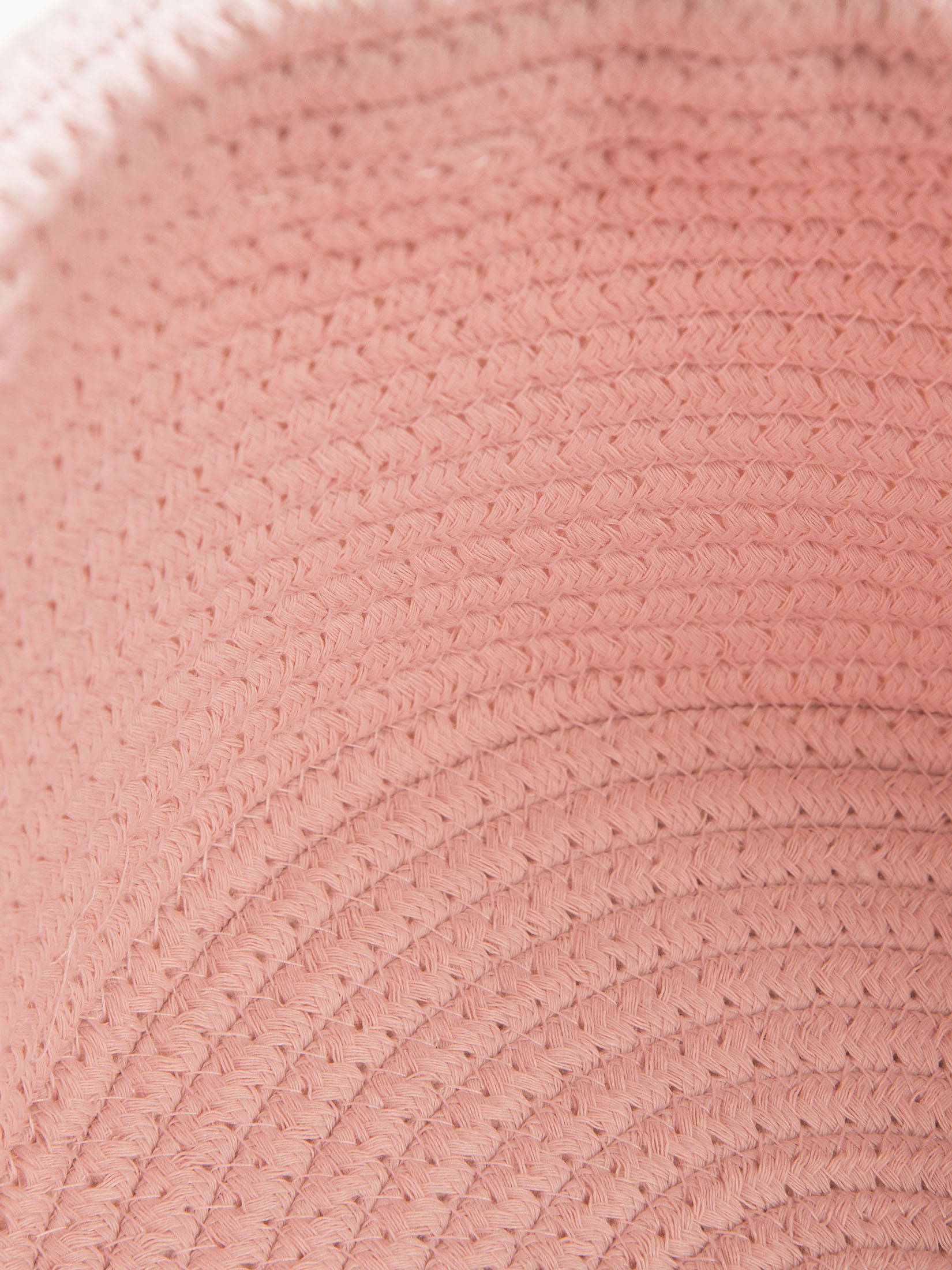 Basket Pinky Korb, Samtpink