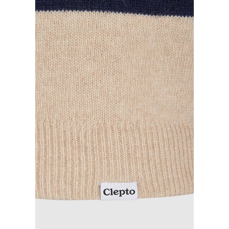 Cleptomanicx El Stripico Strickpullover Herren