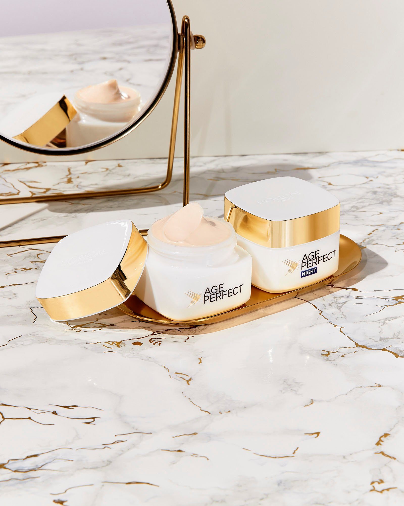 L'ORÉAL PARIS Gesichtspflege-Set Age Perfect Pro-Kollagen Tag & Nacht, 2-tlg.