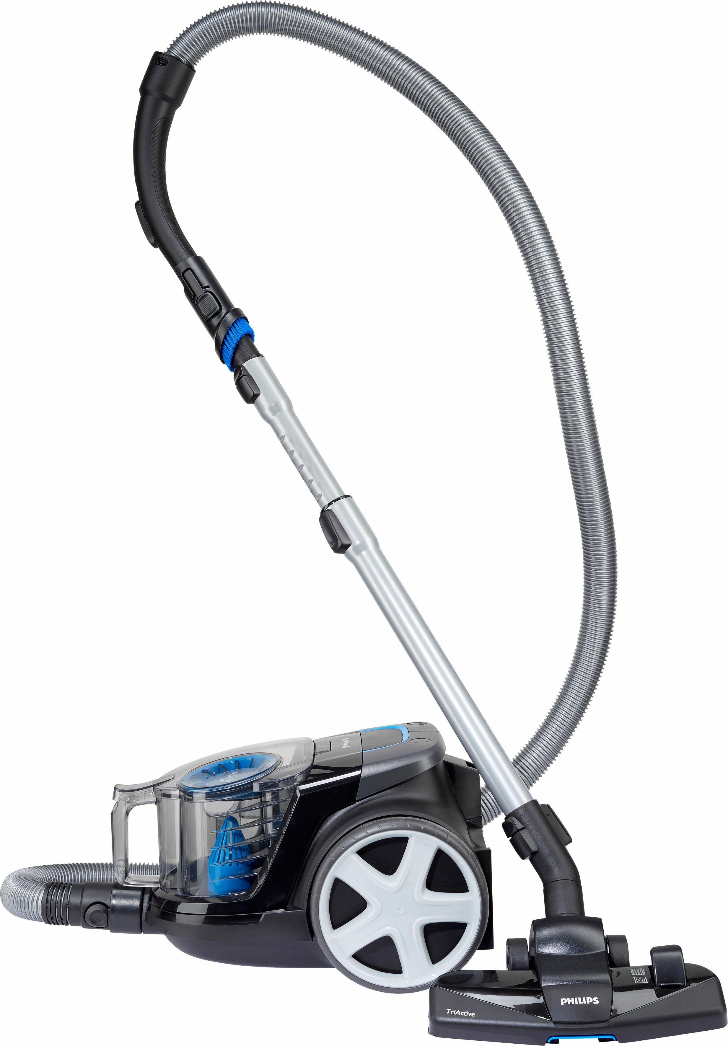 Philips Bodenstaubsauger FC9331/09, 900 W, beutellos, mit 1,5 l Fasungsvermögen und Tri-Active-Düse