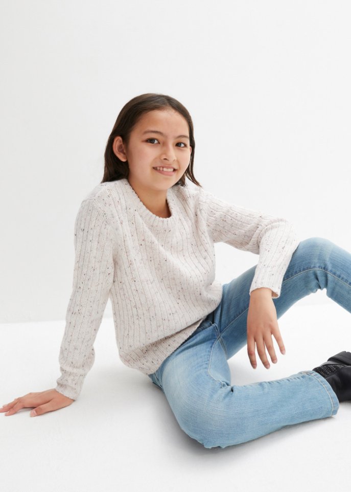 Mädchen Strickpullover
