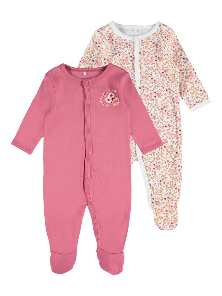 name it Schlafstrampler 2er Pack in rose wine günstig kaufen