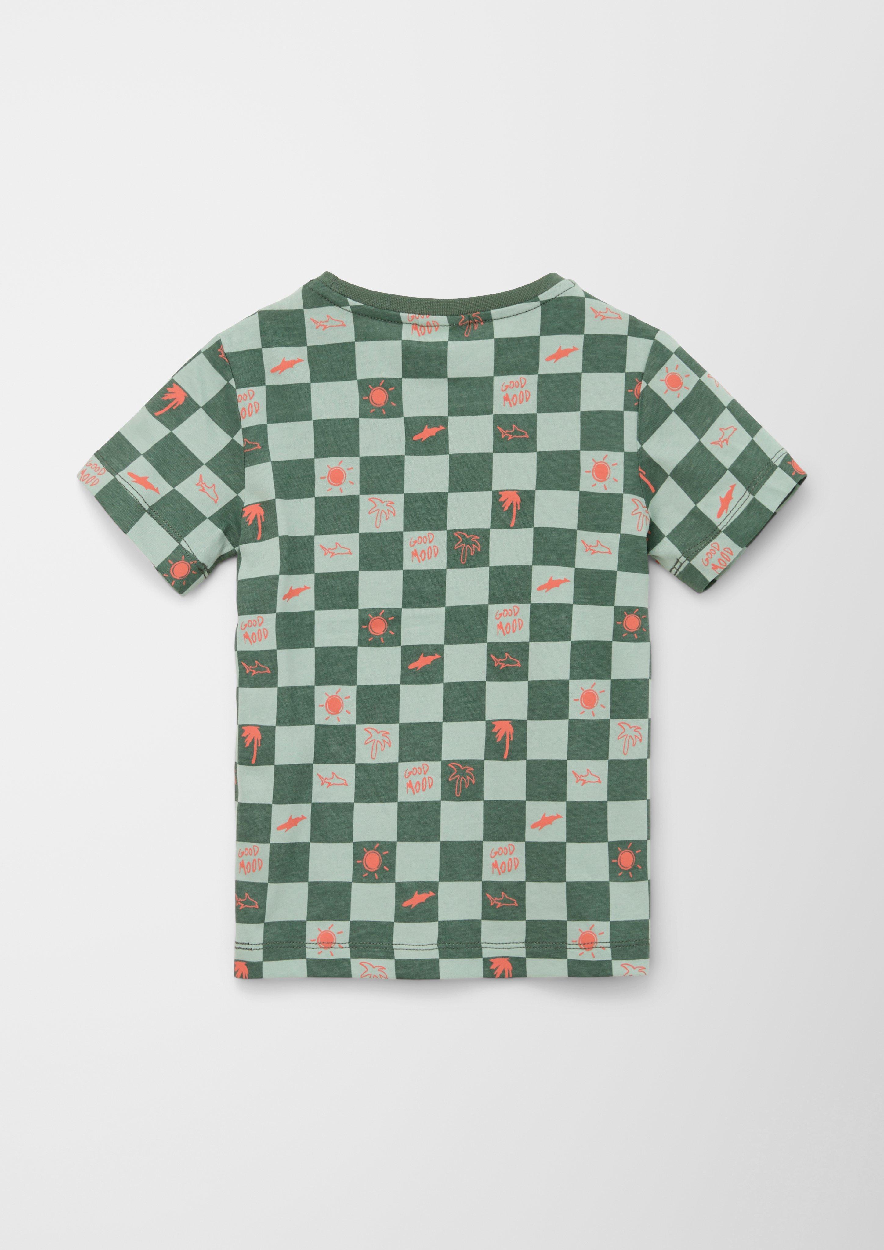 T-Shirt mit Karo-Muster  2130693-67A0