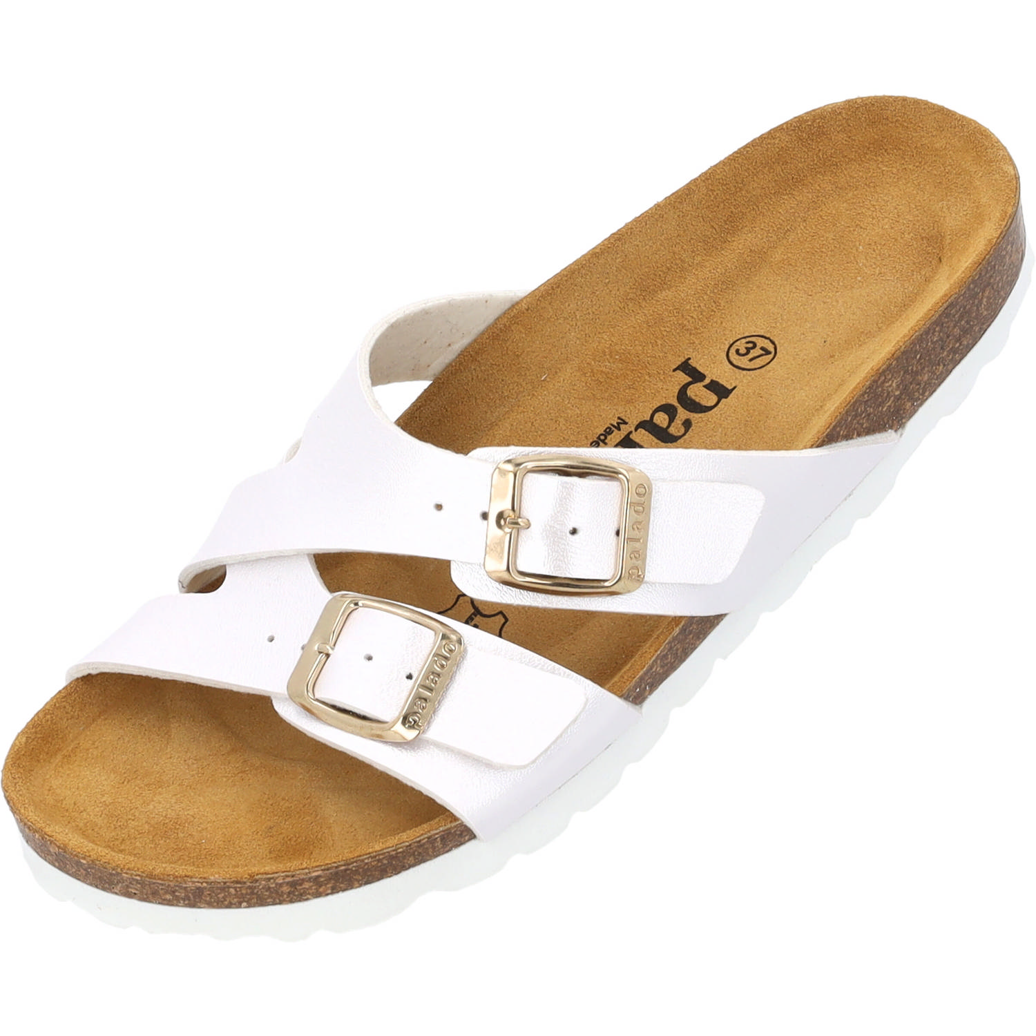 Palado Arrila, Pantoletten, Damen, Weiß Metallic