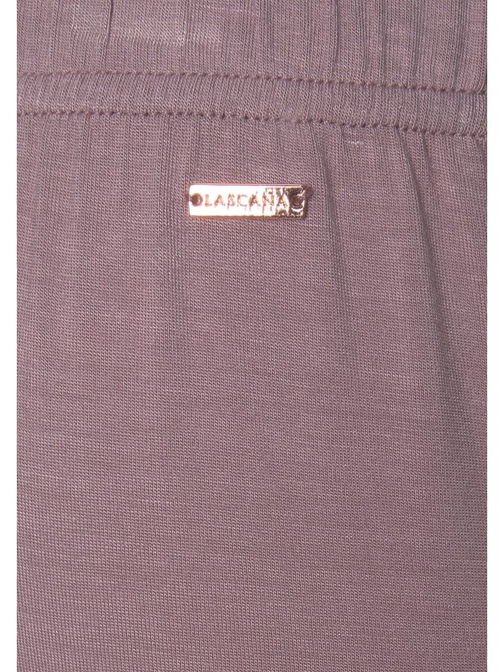 LASCANA Schlafhose in mauve günstig kaufen