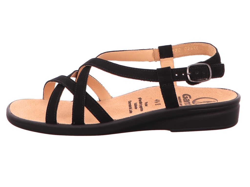 GANTER Komfort Sandalen schwarz