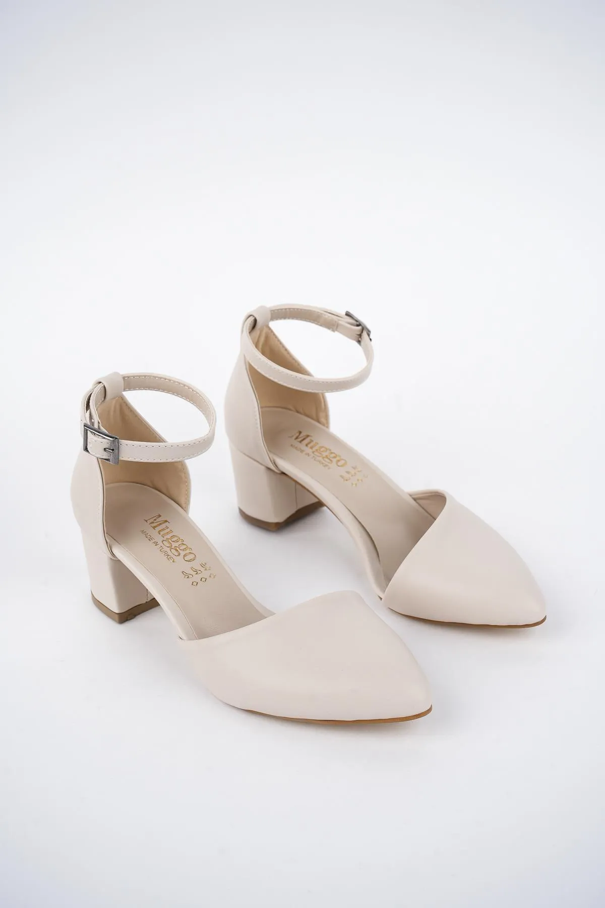 MUGGO  W708 Garantiert klassische Damenschuhe im Alltagsstil, stilvoll und bequem mit Absatz
