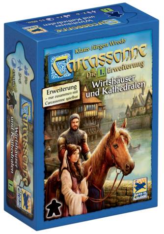 Carcassonne 2. Ed.: Wirtshäuser und Kathedralen (Erw. 1)