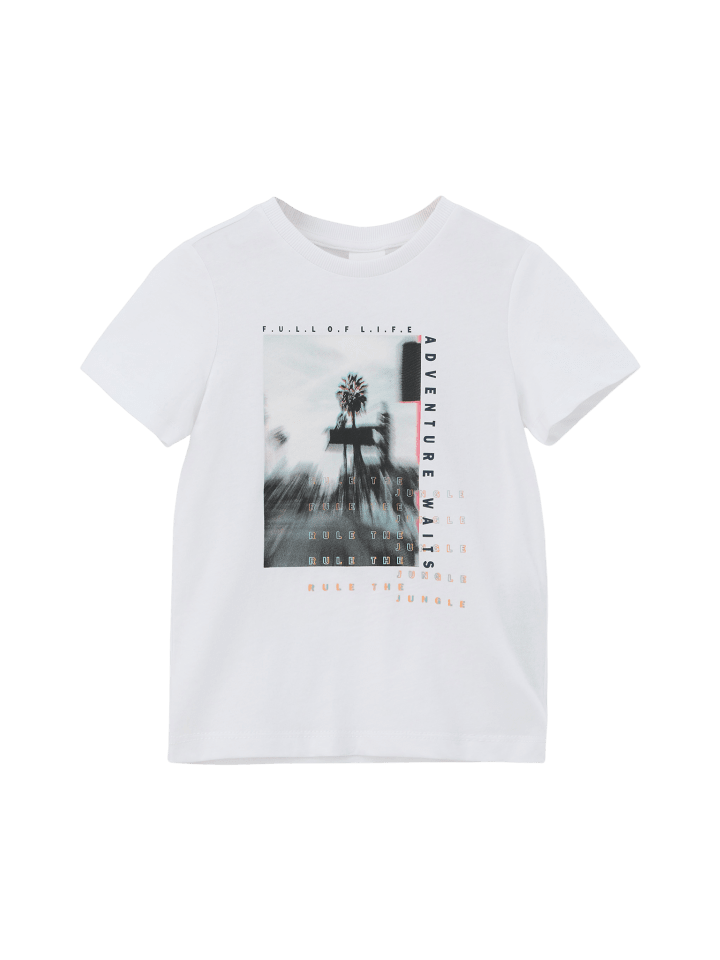 s.Oliver T-Shirt kurzarm in Weiß günstig kaufen