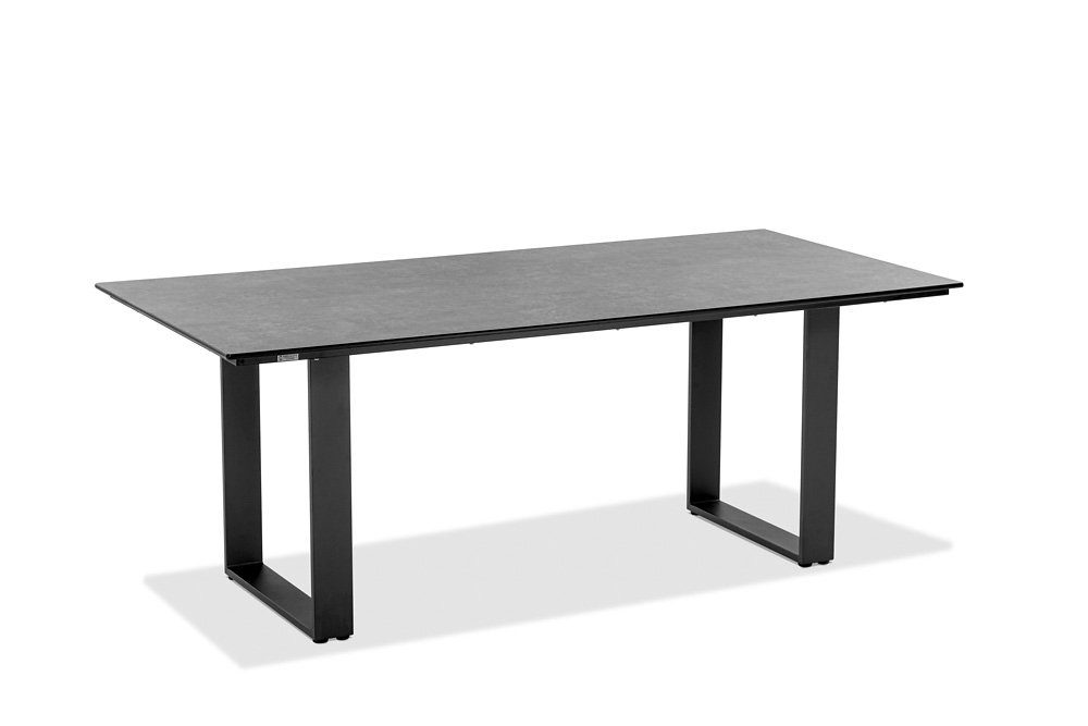NIEHOFF GARDEN Gartentisch Niehoff Noah Tisch Aluminium Profilkufe Anthrazit/HPL (1)