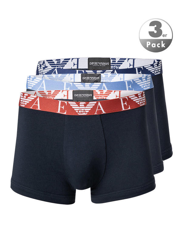 EMPORIO ARMANI, Trunks, Baumwoll-Stretch, navy