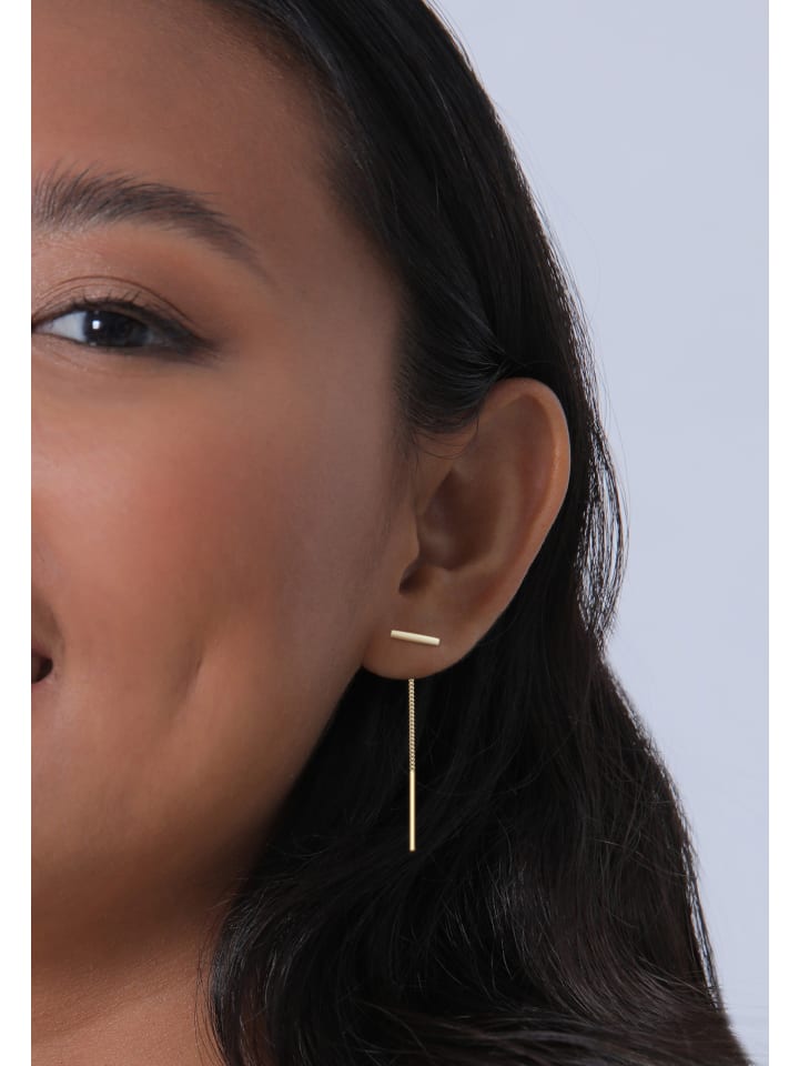 Elli Ohrringe 925 Sterling Silber Geo in Gold günstig kaufen onesize