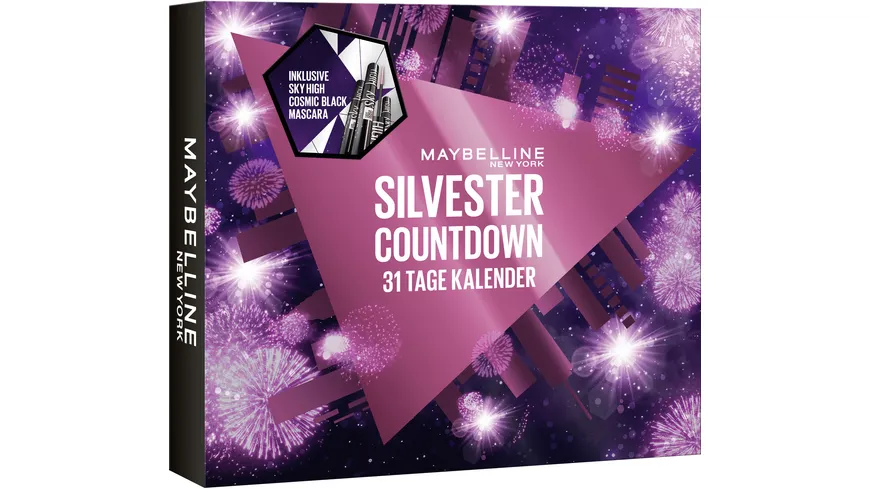 MAYBELLINE NEW YORK Adventskalender Countdown to the New Jear mit 31 Türchen