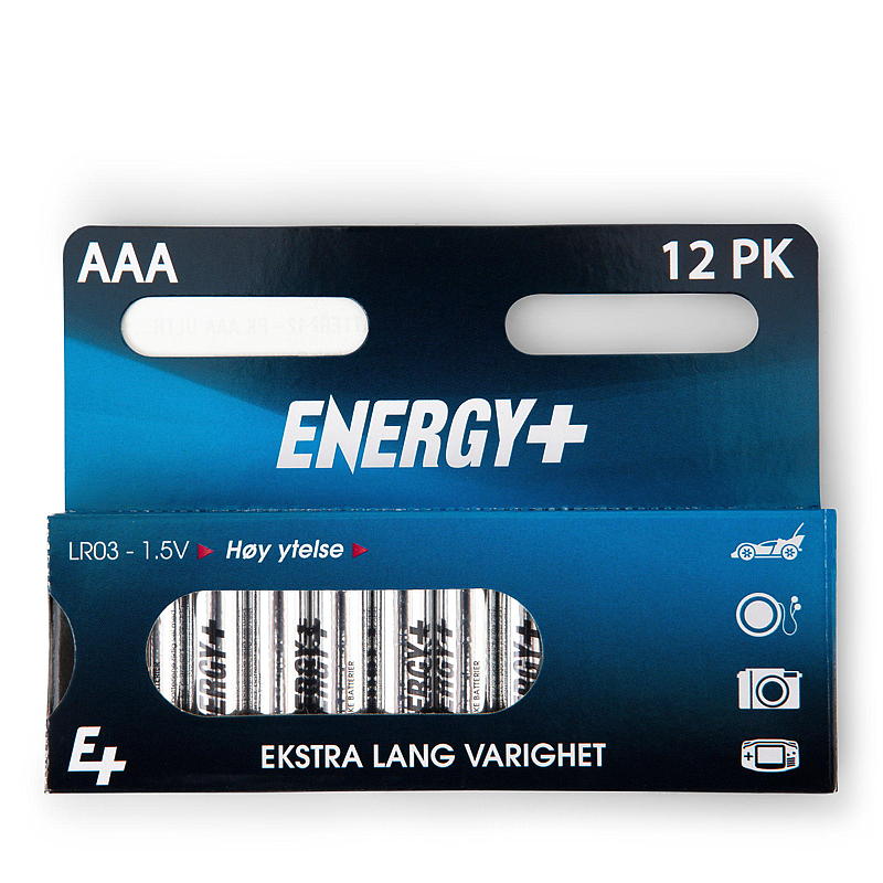 Energy Batteri AAA 12-pk, ultra digital,Energy